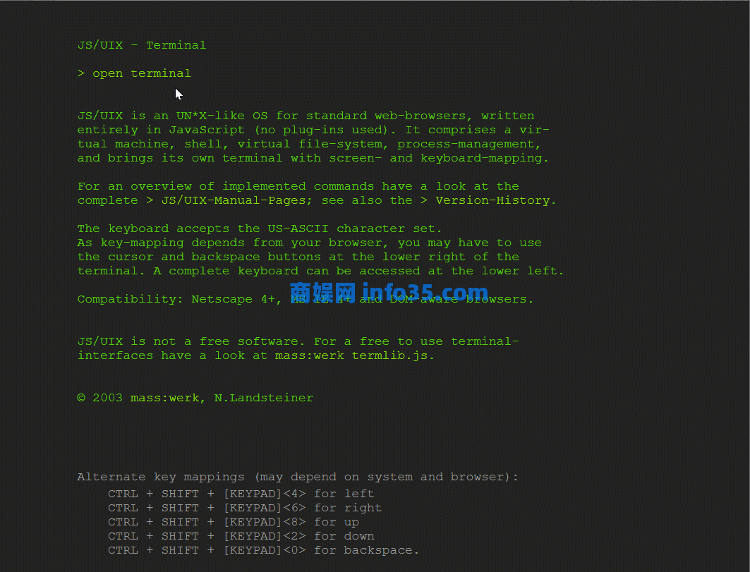 JS/UIX - Terminal