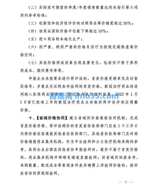 国家医疗保障局印发《新冠治疗药品价格形成指引(试行)》