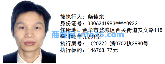 【曝光台】金华市婺城法院执行局新一期失信被执行人名单,速围观!