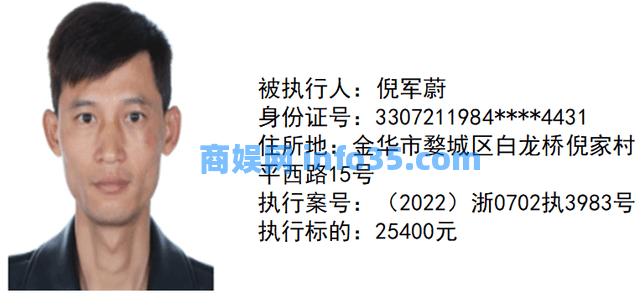 【曝光台】金华市婺城法院执行局新一期失信被执行人名单,速围观!