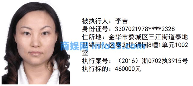 【曝光台】金华市婺城法院执行局新一期失信被执行人名单,速围观!