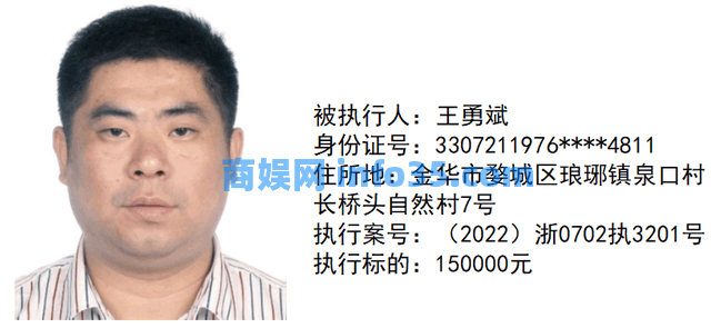 【曝光台】金华市婺城法院执行局新一期失信被执行人名单,速围观!
