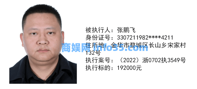 【曝光台】金华市婺城法院执行局新一期失信被执行人名单,速围观!