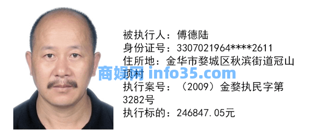 【曝光台】金华市婺城法院执行局新一期失信被执行人名单,速围观!