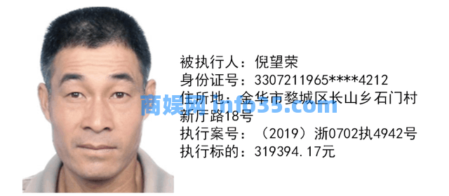 【曝光台】金华市婺城法院执行局新一期失信被执行人名单,速围观!