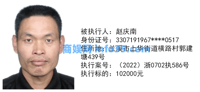 【曝光台】金华市婺城法院执行局新一期失信被执行人名单,速围观!