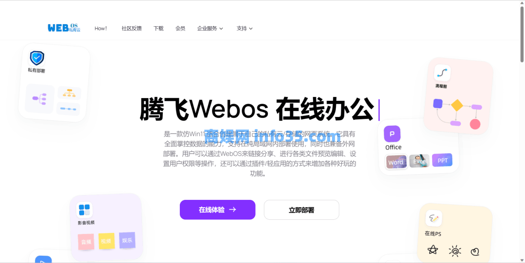 腾飞 Webos 私有云,一个工具,管理 13+ 网盘!