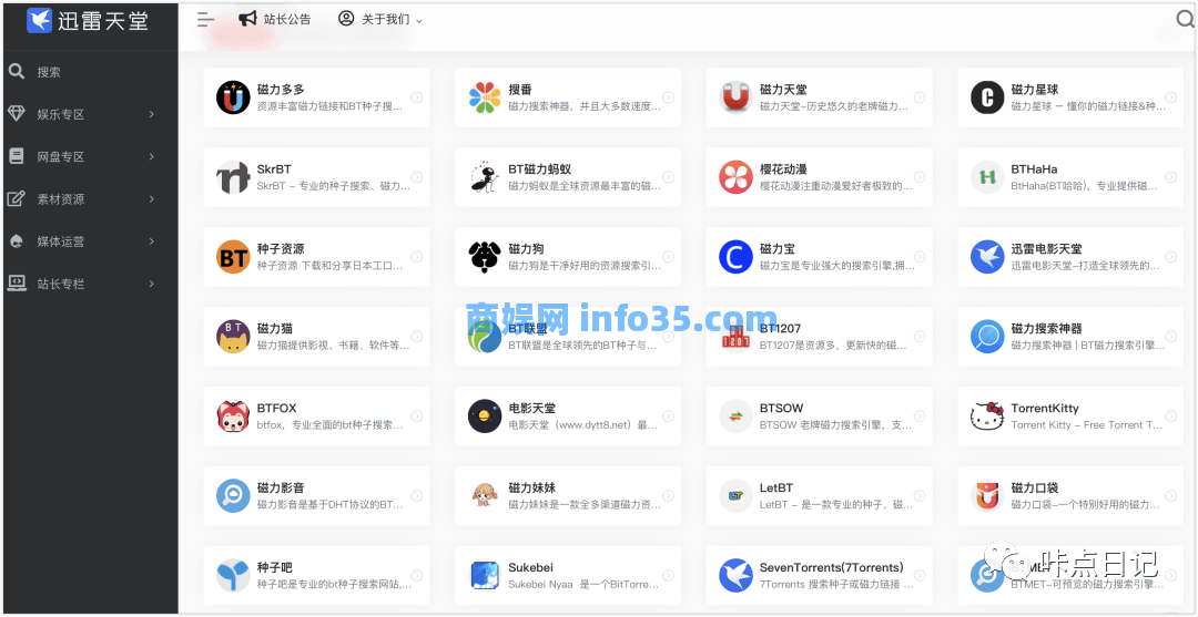 这几个磁力资源搜索网站太强了吧。