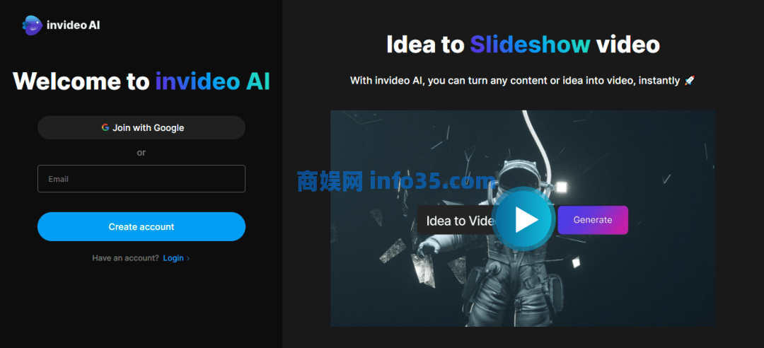InVideo.AI帮你狠狠搞钱!仅需一个主题即可生成酷炫视频,专属对话框还能实现“人机互动”