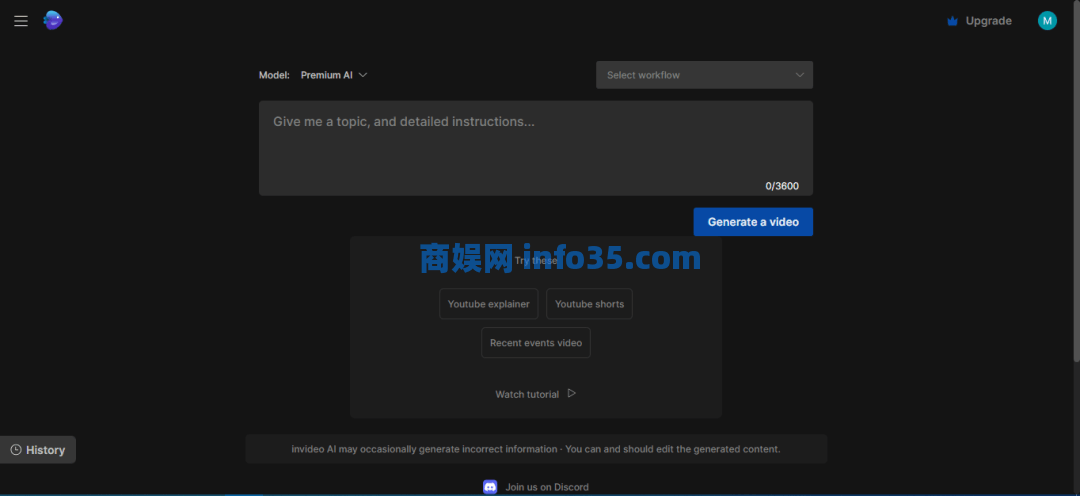 InVideo.AI帮你狠狠搞钱!仅需一个主题即可生成酷炫视频,专属对话框还能实现“人机互动”