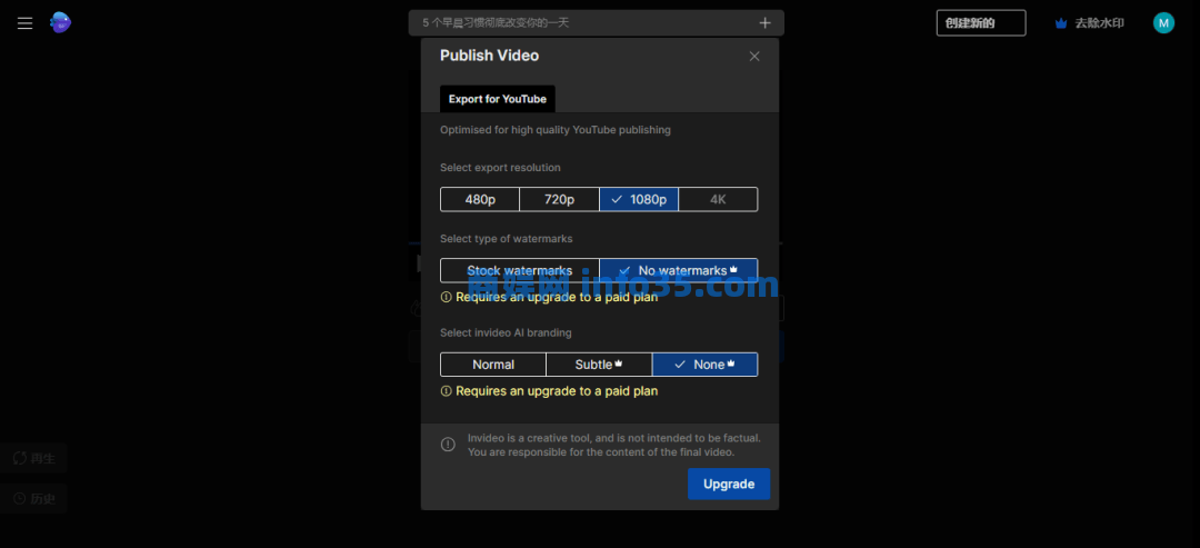 InVideo.AI帮你狠狠搞钱!仅需一个主题即可生成酷炫视频,专属对话框还能实现“人机互动”
