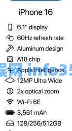 iphone16支持高刷吗 iphone16配置参数一览