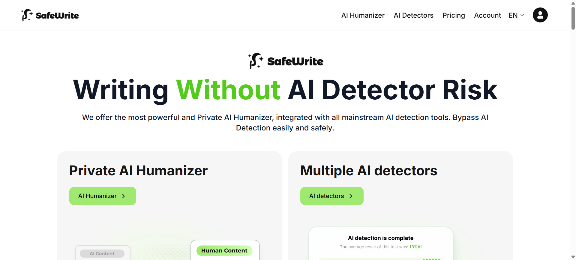 SafeWrite AI:2025年AI重写神器