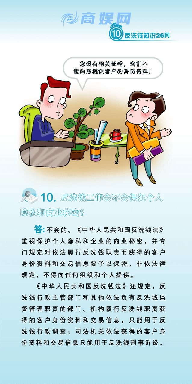 反洗钱宣传 | 《反洗钱知识26问》