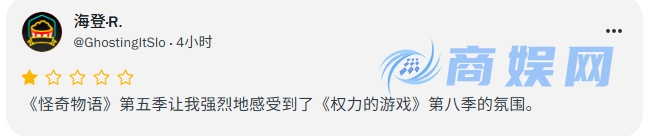 《怪奇物语》第五季烂番茄观众评分翻车 好评只有57%