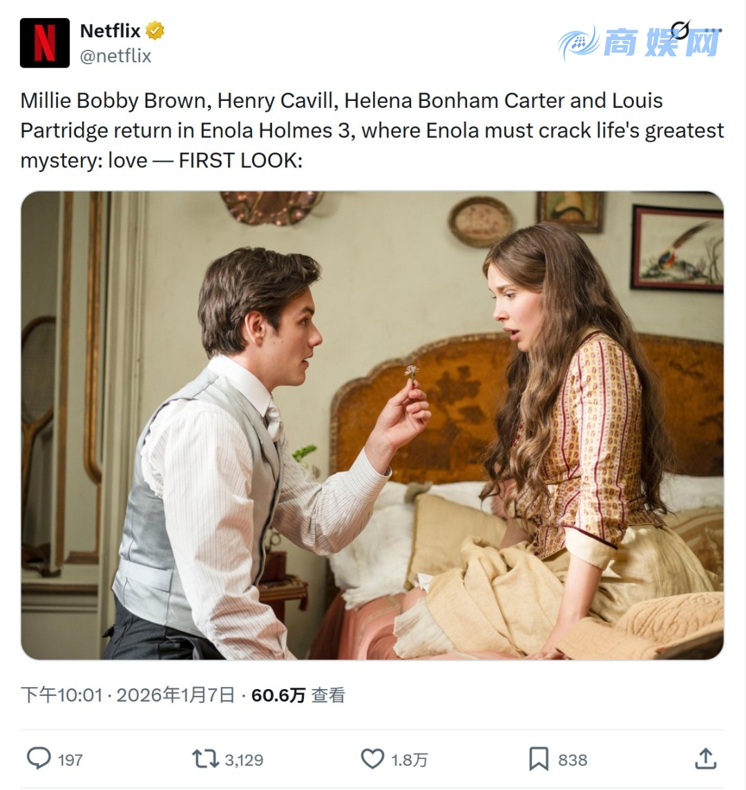 Netflix新片《福尔摩斯小姐3》首曝高清剧照