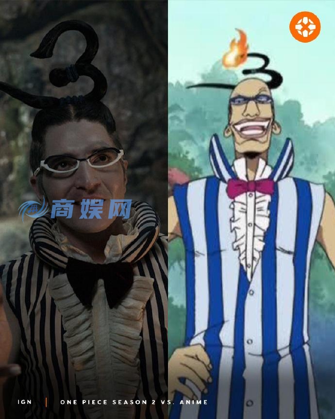 Netflix《海贼王》第二季真人剧集和动画对比