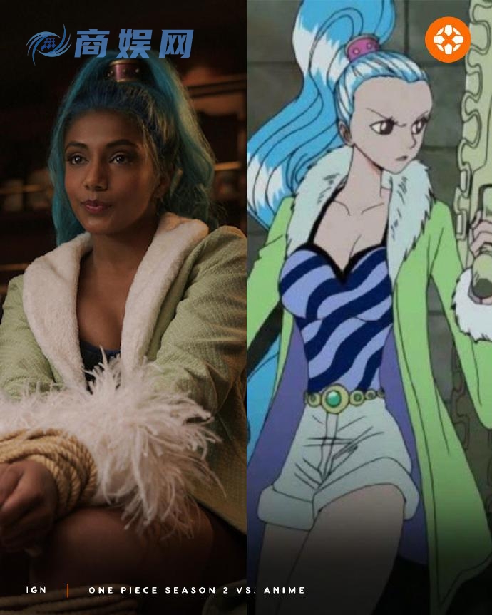 Netflix《海贼王》第二季真人剧集和动画对比